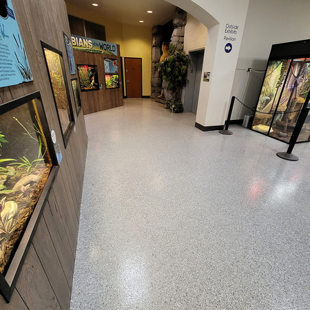 Lake Superior Zoo HERMETIC™ Flake Floor by Lake Effect Coatings 7