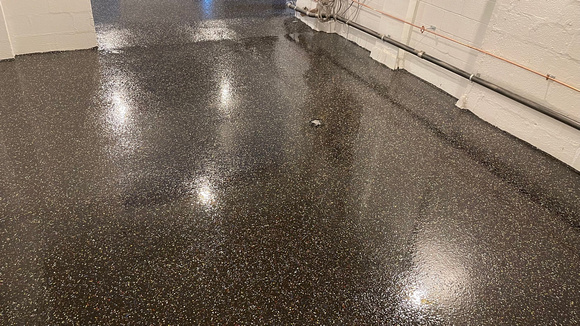 Commercial kitchen flake by DCE Flooring LLC 2