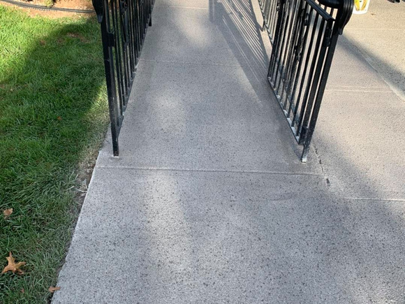 Commercial Sidewalk and steps overlay with pcc oxford gray Liquid Stone Finishes, LLC 4