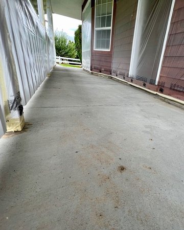 NW Creative Resurfacing, LLC resurfaced this walkway in Vancouver, WA with a textures overlay using THIN-FINISH 4