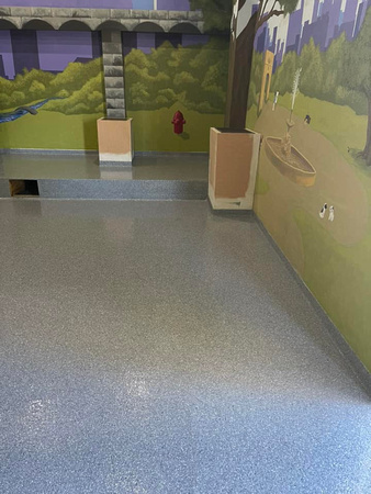 Doggy Daycare HERMETIC™ Flake by Orf Concrete Coatings & Designs LLC 9