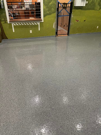 Doggy Daycare HERMETIC™ Flake by Orf Concrete Coatings & Designs LLC 8