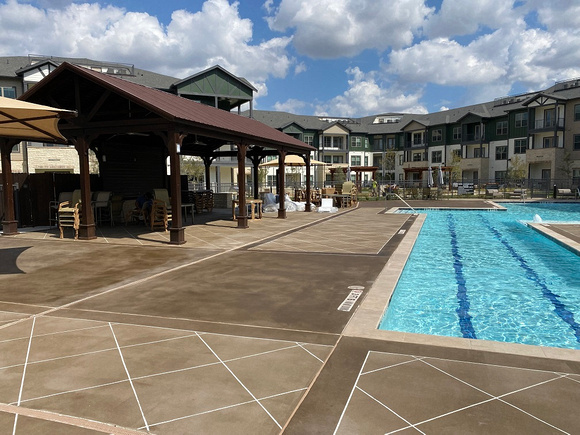 THIN-FINISH™ Overlay at Larkspur Community New Braynfels, TX by Texas Concrete Design 2