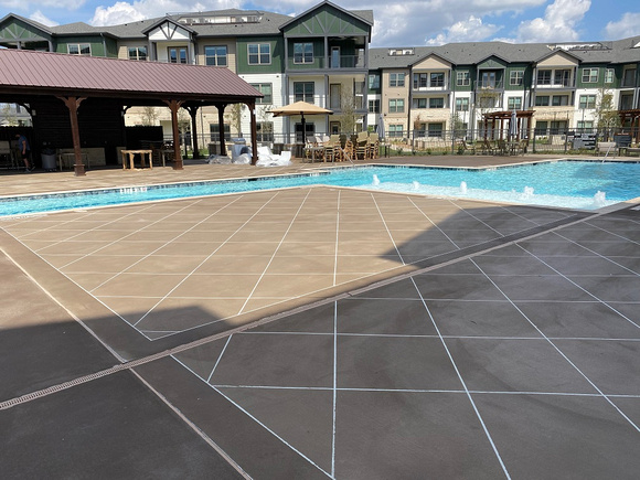 THIN-FINISH™ Overlay at Larkspur Community New Braynfels, TX by Texas Concrete Design 3