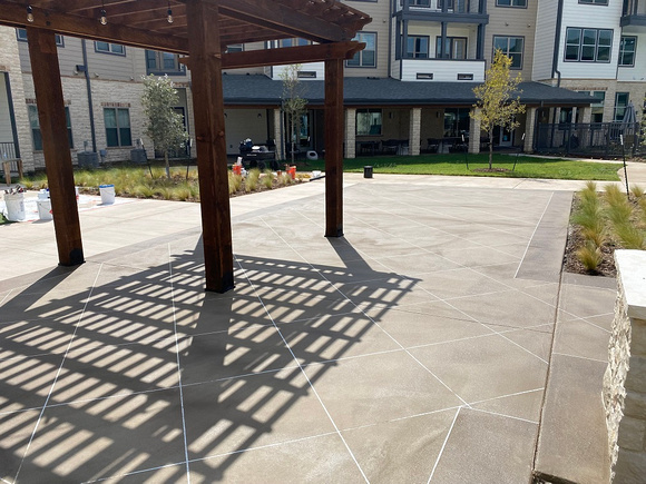 THIN-FINISH™ Overlay at Larkspur Community New Braynfels, TX by Texas Concrete Design 10