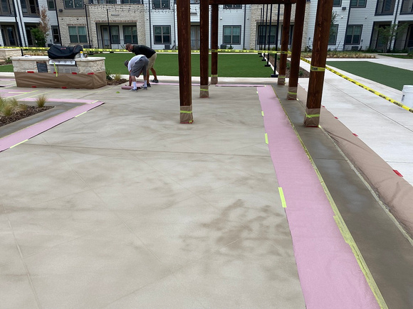 THIN-FINISH™ Overlay at Larkspur Community New Braynfels, TX by Texas Concrete Design 11