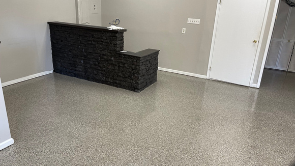 Commercial doggy daycare flake by DCE Flooring LLC 7