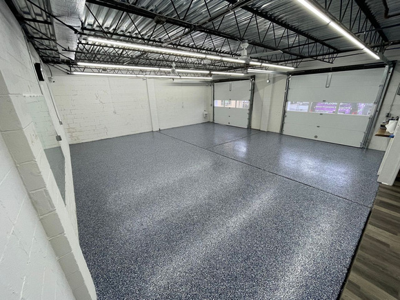 Commercial garage HERMETIC™ Flake by DCE Flooring LLC 2