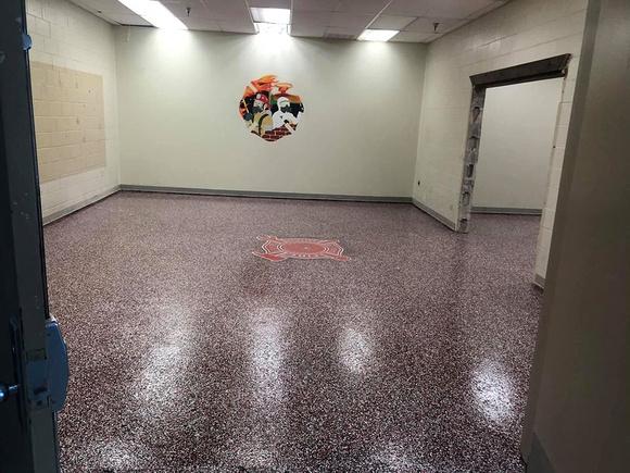 Air Force Base Fire & Emergency Services specified a HERMETIC™ Flake Floor 1