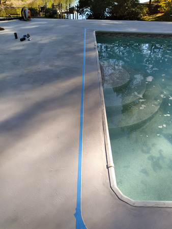 Pool thin finish, CSS, PCC desert beige & chocolate by Kevin Mcilwain 9