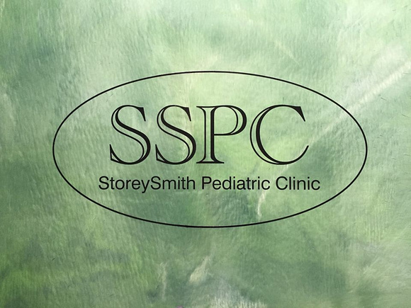 #16 StoreySmith Pediatric Clinic PA green apple reflector by CORACRETE - Decorative Concrete Resurfacing - 1