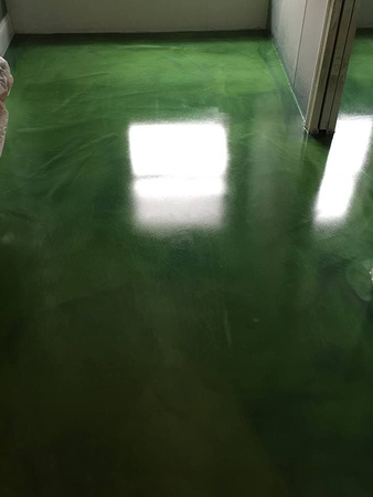 #16 StoreySmith Pediatric Clinic PA green apple reflector by CORACRETE - Decorative Concrete Resurfacing - 5