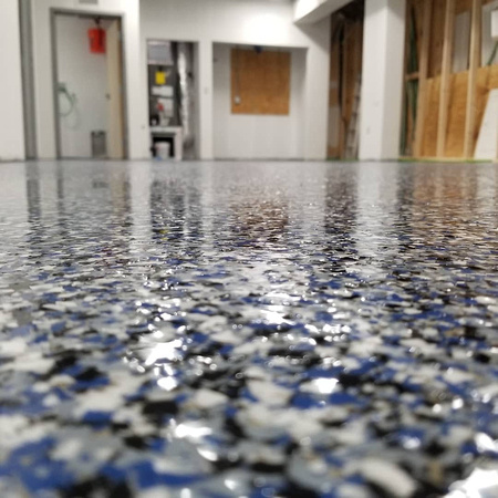Chiroprator office flake by All Bright Epoxy Floor Coatings - 1