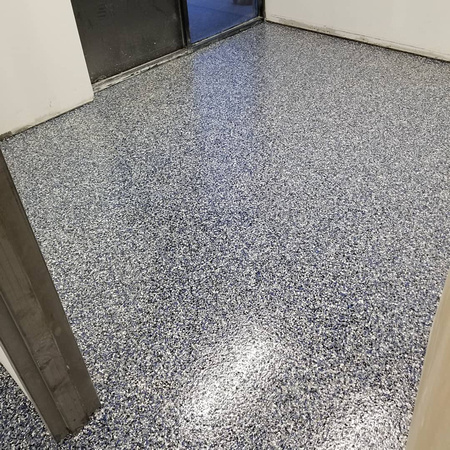 Chiroprator office flake by All Bright Epoxy Floor Coatings - 7