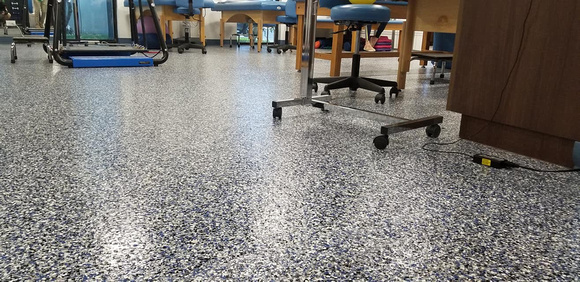 Fyzical Therapy & Balance Centers PBC (West Palm Beach-Flagler) flake by All Bright Epoxy Floor Coatings - 4