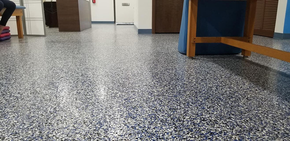 Fyzical Therapy & Balance Centers PBC (West Palm Beach-Flagler) flake by All Bright Epoxy Floor Coatings - 5