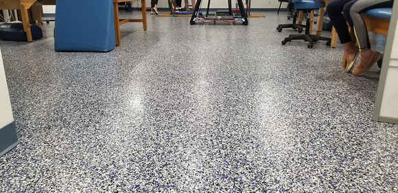 Fyzical Therapy & Balance Centers PBC (West Palm Beach-Flagler) flake by All Bright Epoxy Floor Coatings - 7