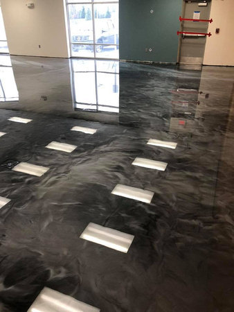 Mckesson pharmaceuticals in Winchester, VA reflector by Floored Solutions, LLC @sjohnsonfloors and Liquid Perfection - 12