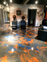 #12 Salon blue and orange reflector - 1