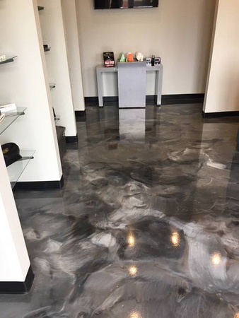 SOHO Lashes in Chesapeake reflector by Distinguished Designs Decorative Concrete Coatings and Epoxy Floors - 1