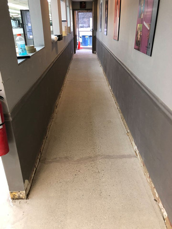 Salon in Royal Oak, MI pt1 reflector charcoal pearl over medium gray base with ausv with agg by ProTech Concrete Coatings @ProTechConcreteServices - 10