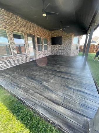 HW THIN-FINISH™ patio by Kevin C Duarte with TexCoat Decorative Concrete 2