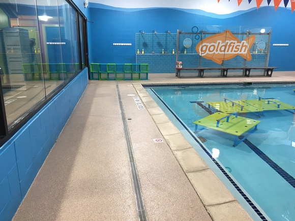 Goldfish Swim School in Birmingham, MI quartz by ProTech Concrete Coatings @ProTechConcreteServices - 1