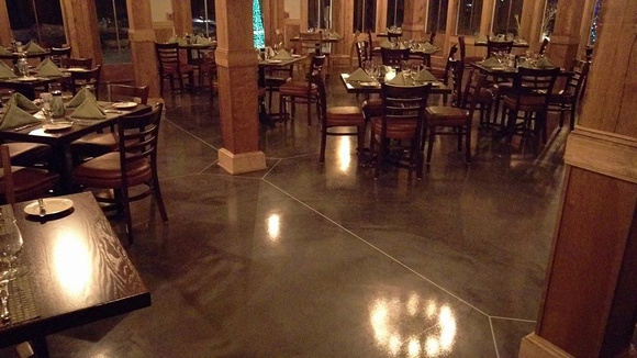 #29 reflector at Merrill Magee Inn in NY by Hoffman Stamped Concrete LLC - Jason Hoffman 1