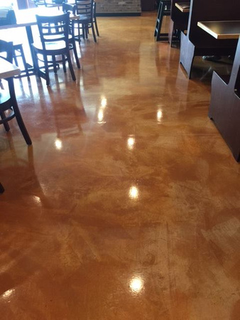 #45 Windy City Pizza Micro-finish with HYDRA-STONE™ Dye, E-100-VR1™ Clear Epoxy, and AUS-V with Satin aggregate - 3