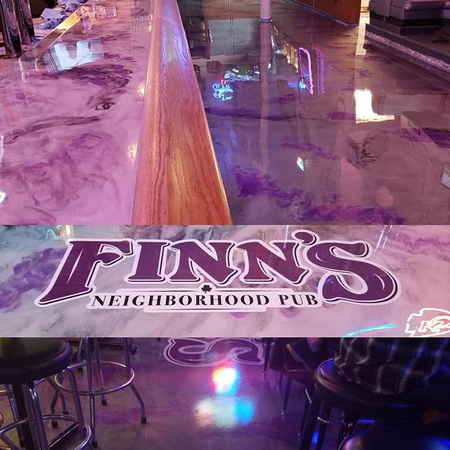 Finn's Neighborhood Pub @Finnspubmhk fs4 purple reflector by Elite Maintenance & Construction, LLC @EliteMaintenance14 - 6