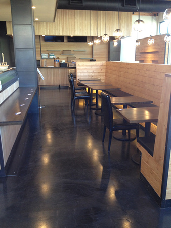 Kobe sushi restuarant in Hood River, OR gunmetal single color reflector with agg to aus-v matte finish by James Brown (no FB biz page) - 1
