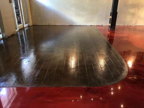 Localvino Wine Bar combo reflector and thin-finish by Mark Snyder with East Coast Decorative Concrete - 5