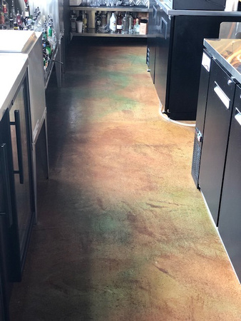 Lockside Bar & Grill in Chesapeake, VA thin-finish micro-finish with hydra-stone by Distinguished Designs Decorative Concrete Coatings and Epoxy Floors @ddconcrete.net - 6