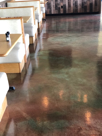 Lockside Bar & Grill in Chesapeake, VA thin-finish micro-finish with hydra-stone by Distinguished Designs Decorative Concrete Coatings and Epoxy Floors @ddconcrete.net - 9