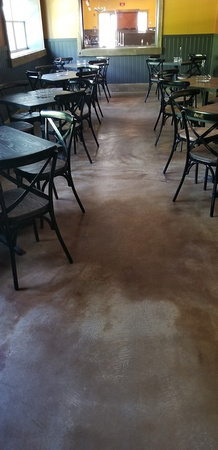 PJs Pancake House in NJ combo micro-finish flake in kitchen by DCE Flooring LLC @DCEflooring - 13