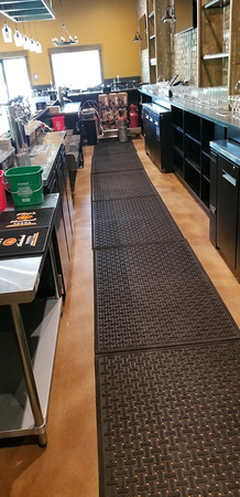PJs Pancake House in NJ combo micro-finish flake in kitchen by DCE Flooring LLC @DCEflooring - 8
