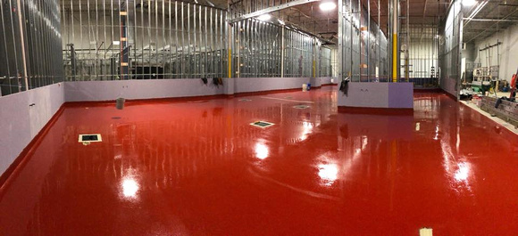 #72 Warehouse Neat red by Versatile Decorative Concrete Coatings LLC - 1