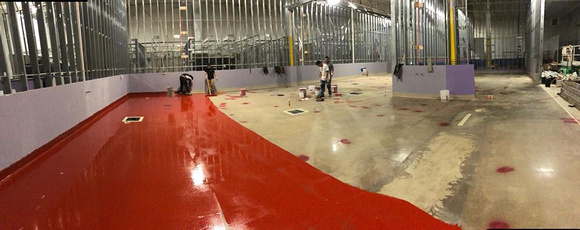 #72 Warehouse Neat red by Versatile Decorative Concrete Coatings LLC - 2