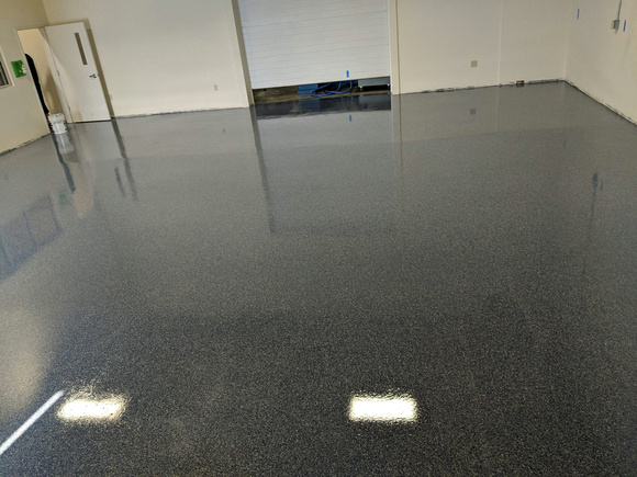 Commercial manufacturing and assembly area flake by Johnstone & Bianchi Enhanced Flooring Concepts LLC - 1