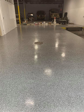 Industrial flake by Resilience epoxy & arts @resilienceepoxy - 1
