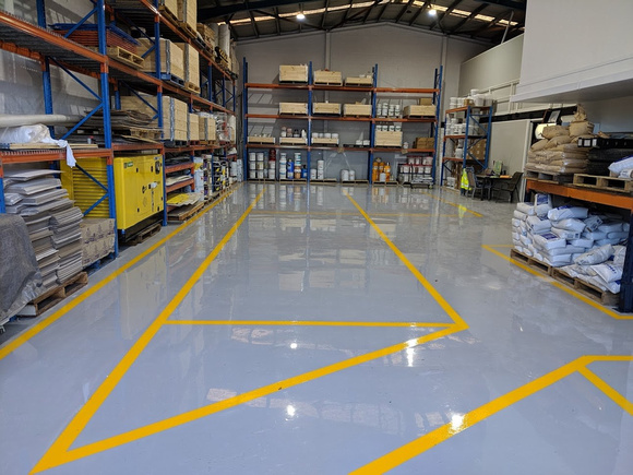Warehouse neat in Australia by Sydney Epoxy Floors @SydneyEpoxyFloors - 1