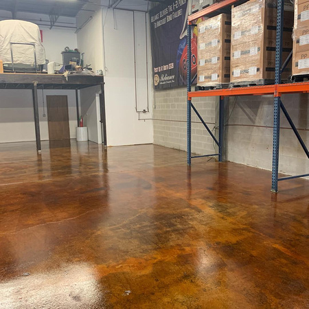 Warehouse stain with urethane top coat by IG-americanfloorcoatings - 3