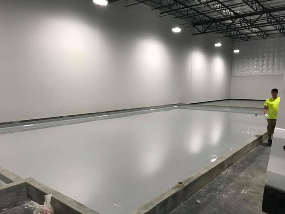Warehouse to store restaurant products neat light gray by Floor Solutions, LLC - 2