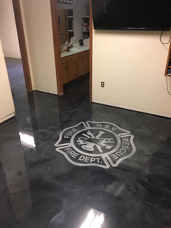 #36 Fire station reflector by Curtis Winston Concrete Coatings - 1