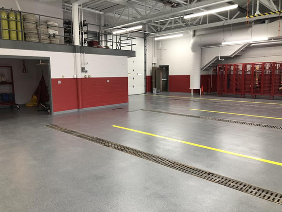 Red Wing Fire Department in MN quartz by Concrete Dynamics LLC - 11