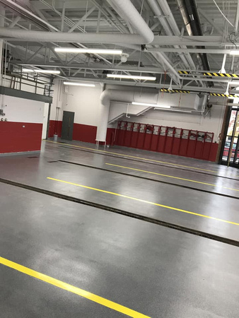 Red Wing Fire Department in MN quartz by Concrete Dynamics LLC - 2