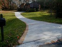 driveway 2 resurfaced with brick borders