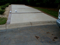 driveway 9a resurfaced with brivk borders