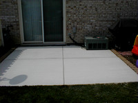 Broom Finish Patio After
