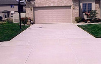 Concrete restoration and resurfacing - Pitted Faded Driveway - After